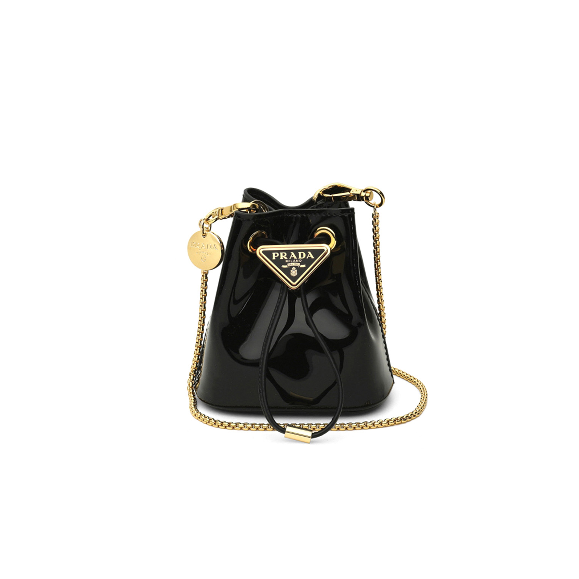 PRADA LEATHER MINI-POUCH 1NR016  (9.5*9*6cm)